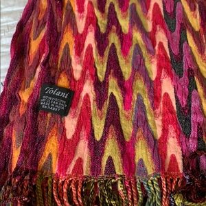 Multi-colour Tolani scarf